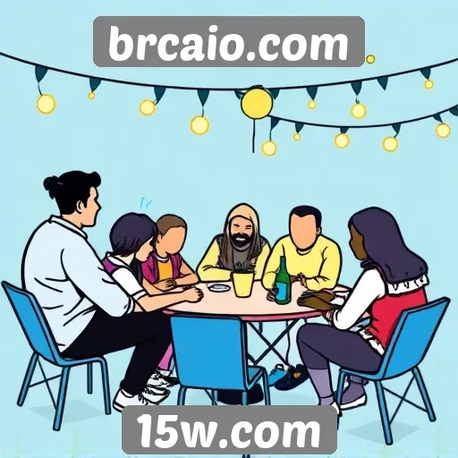 Como a comunidade interage no brcaio.com